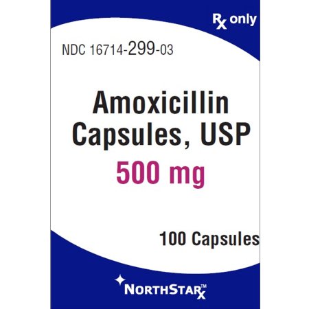 Amoxicillin 500 Mg Capsule Bottle 100 Capsules – ER Medical Supply