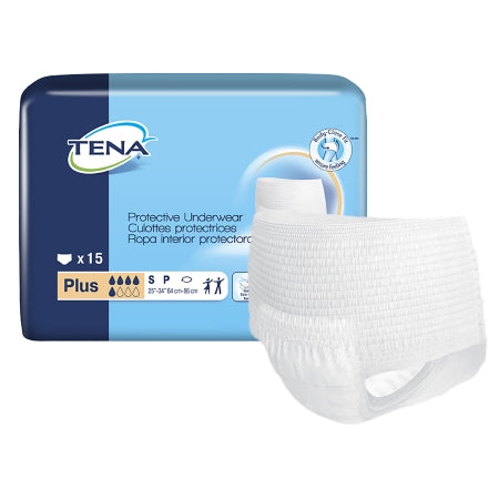 Unisex Adult Absorbent Underwear TENA ProSkin™ Plus Protective Pull On with Tear Away Seams 2X-Large Disposable Moderate Absorbency