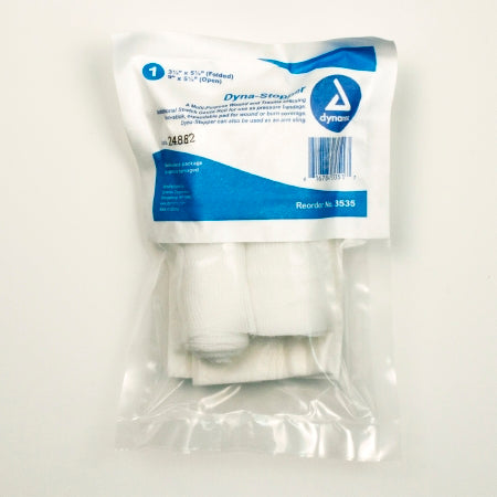 Trauma Dressing Dyna-Stopper 5-1/2 X 9 Inch 1 per Pack Sterile Rectangle