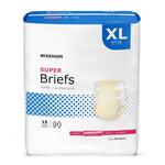 Unisex Adult Incontinence Brief McKesson Medium Disposable Moderate Absorbency