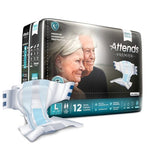 Unisex Adult Incontinence Brief Attends® Premier Large Disposable Heavy Absorbency