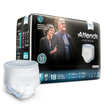 Unisex Adult Absorbent Underwear Attends® Premier Pull On with Tear Away Seams 2X-Large Disposable Heavy Absorbency