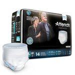 Unisex Adult Absorbent Underwear Attends® Premier Pull On with Tear Away Seams 2X-Large Disposable Heavy Absorbency