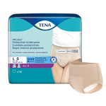 Female Adult Absorbent Underwear TENA® ProSkin™ Protective Pull On with Tear Away Seams X-Large Disposable Moderate Absorbency