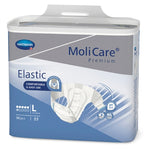 Unisex Adult Incontinence Brief MoliCare® Premium Elastic 6D Medium Disposable Moderate Absorbency