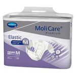 Unisex Adult Incontinence Brief MoliCare® Premium Elastic 8D Large Disposable Heavy Absorbency