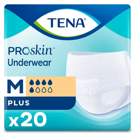 Unisex Adult Absorbent Underwear TENA® ProSkin™ Plus Pull On with Tear Away Seams X-Large Disposable Moderate Absorbency