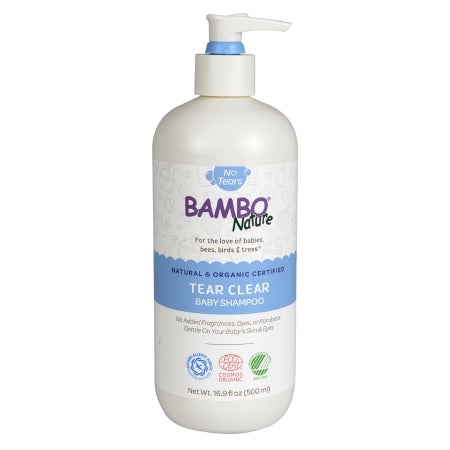 Baby Shampoo Bambo® Nature Tear Clear 16.9 oz. Pump Bottle Unscented
