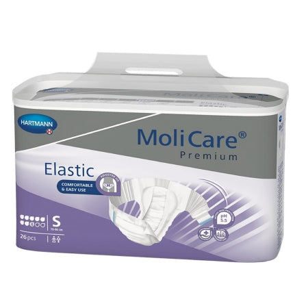 Unisex Adult Incontinence Brief MoliCare® Premium Elastic 8D Large Disposable Heavy Absorbency