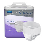 Unisex Adult Absorbent Underwear MoliCare® Premium Mobile 8D Pull On with Tear Away Seams X-Large Disposable Heavy Absorbency