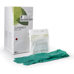 Surgical Glove GAMMEX® Non-Latex Size 7.5 Sterile Polyisoprene Standard Cuff Length Micro-Textured Green Chemo Tested