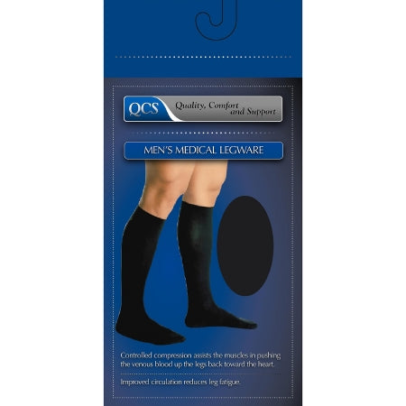 Compression Socks QCS Knee High Medium Brown Closed Toe