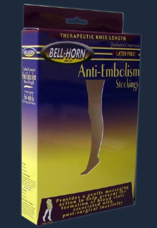 Anti-embolism Stocking Knee High X-Large Black Closed Toe