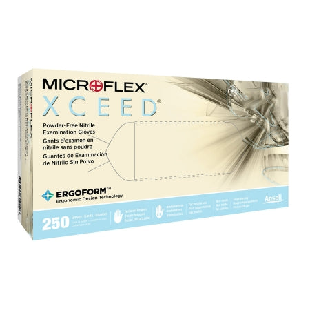 Exam Glove XCEED™ Small NonSterile Nitrile Standard Cuff Length Textured Fingertips Blue Not Rated