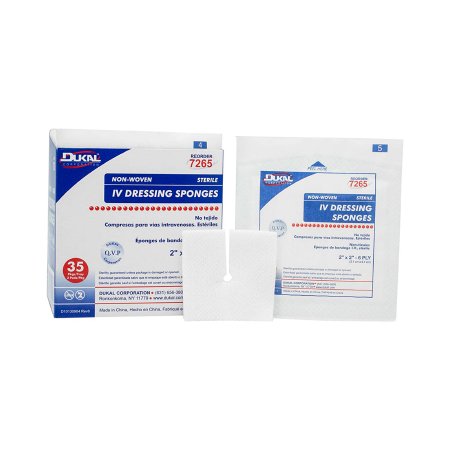 Drain Sponge Dukal 2 X 2 Inch Sterile 6-Ply