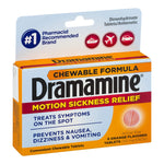 Nausea Relief Dramamine® 50 mg Strength Chewable Tablet 8 per Box