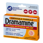 Nausea Relief Dramamine® 50 mg Strength Chewable Tablet 8 per Box