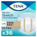 Unisex Adult Incontinence Brief TENA ProSkin Stretch™ Ultra Medium Disposable Heavy Absorbency