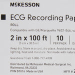 Diagnostic Recording Paper McKesson Thermal Paper 2 Inch X 100 Foot Roll Without Grid