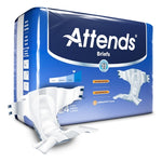 Unisex Adult Incontinence Brief Attends® Medium Disposable Heavy Absorbency