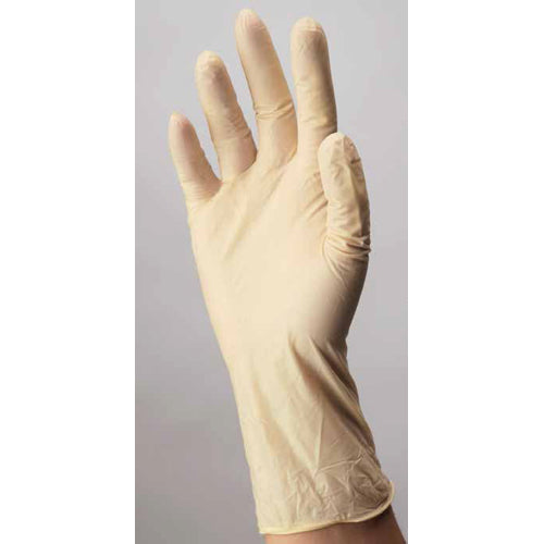 Exam Glove ESTEEM™ Medium NonSterile Stretch Vinyl Standard Cuff Length Smooth Cream Not Rated