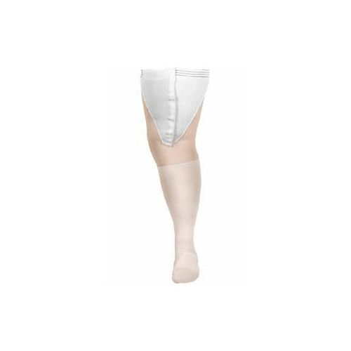 Anti-embolism Stocking ATS™ Thigh High 2X-Large / Regular White Inspection Toe