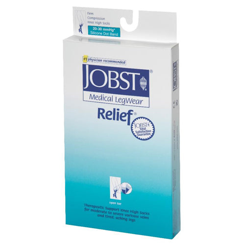 Compression Stocking JOBST® Relief® Knee High X-Large Beige Closed Toe