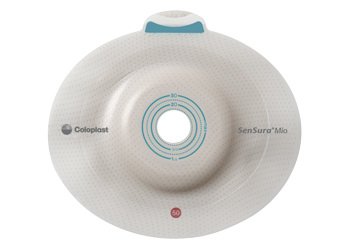 Ostomy Barrier SenSura® Mio Click Precut, Extended Wear Elastic Adhesive 50 mm Flange Red Code System 1 Inch Opening