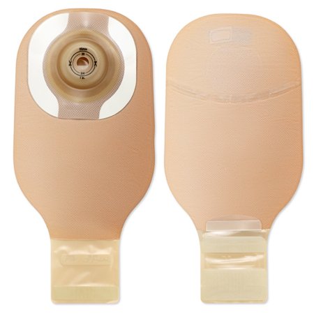 Ostomy Pouch Premier™ One-Piece System 12 Inch Length Up to 1-1/2 Inch Stoma Drainable Soft Convex, Trim to Fit