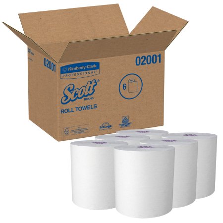 Paper Towel Scott® Essential Hardwound Roll 8 Inch X 950 Foot