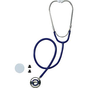 Classic Stethoscope Medline® Lavender 1-Tube 22 Inch Tube Double Sided Chestpiece