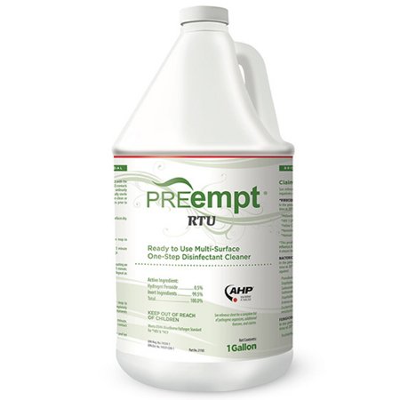 PREempt® RTU Surface Disinfectant Cleaner Peroxide Based Manual Pour Liquid 1 gal. Jug Scented NonSterile