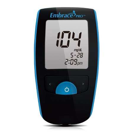 Blood Glucose Meter Embrace® 5 Second Results Stores up to 500 Results No Coding Required