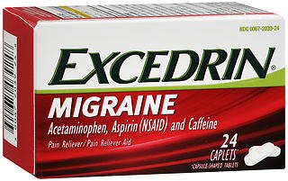 Pain Relief Excedrin® 250 mg - 250 mg - 65 mg Strength Acetaminophen / Aspirin / Caffeine Caplet 24 per Box