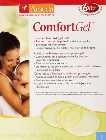 Nursing Pad Comfort Gel® One Size Fits Most Hydrogel Reusable