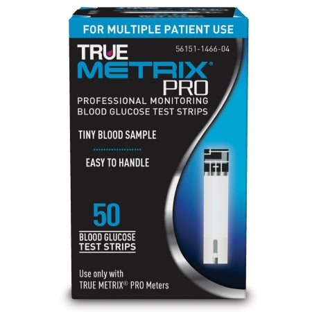 Blood Glucose Test Strips Truemetrix® Pro 50 Strips per Pack