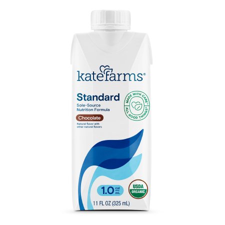 Oral Supplement Kate Farms Standard 1.0 Chocolate Flavor Liquid 11 oz. Carton