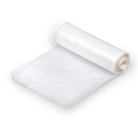 Trash Bag Colonial Bag 56 gal. Clear HDPE 17 Mic. 43 X 48 Inch X-Seal Bottom Coreless Roll