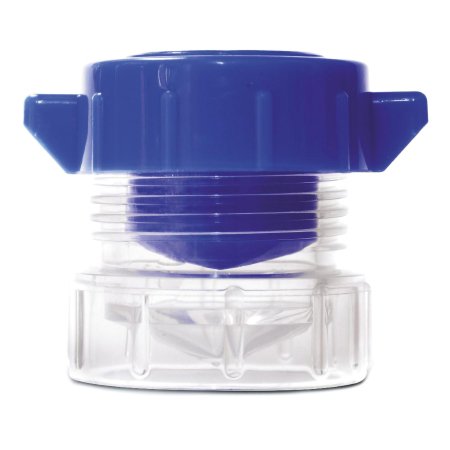 Pill Crusher Hand Operated Blue / White