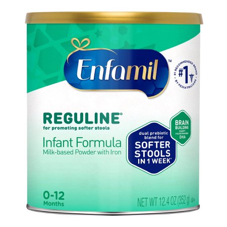 Infant Formula Enfamil® Reguline® 12.4 oz. Can Powder Prebiotic Loose Stool