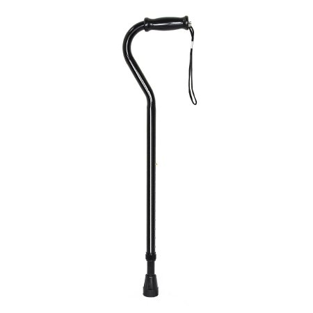 Offset Cane McKesson Steel 29-3/4 to 37-3/4 Inch Height Black