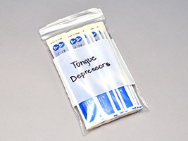 Reclosable Bag Clear Line 5 X 8 Inch LDPE Clear Zipper / Seal Top Closure