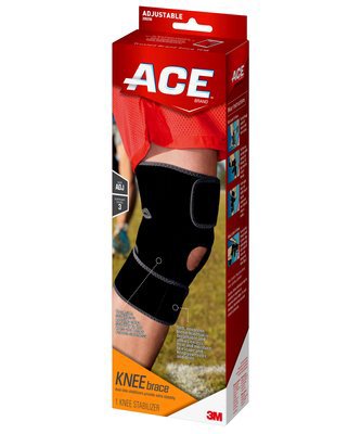 Knee Brace ACE™ One Size Fits Most Adjustable Strap Closure Left or Right Knee