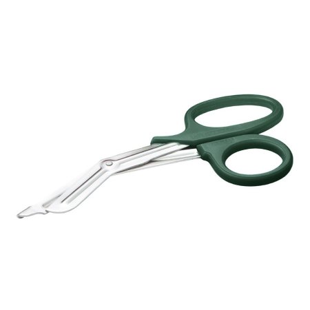 Trauma Shears McKesson Medicut™ Green 7-1/4 Inch Length Medical Grade Stainless Steel Finger Ring Handle Blunt Tip / Blunt Tip