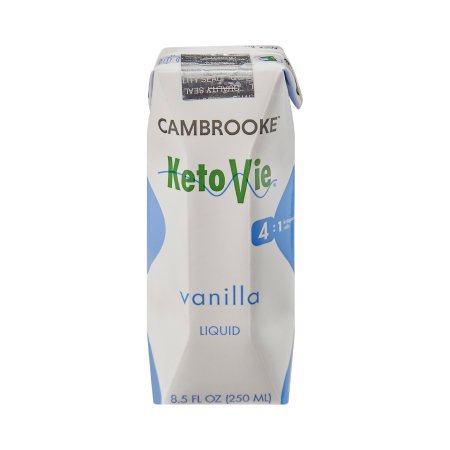 Oral Supplement KetoVie® 4:1 Vanilla Flavor Liquid 8.5 oz. Carton