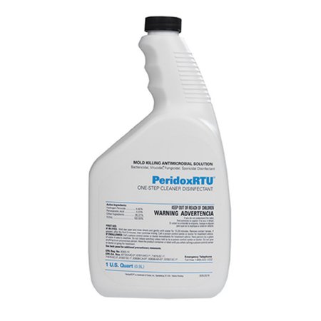 PeridoxRTU™ Surface Disinfectant Cleaner Peroxide Based Manual Pour Liquid 32 oz. Bottle Vinegar Scent NonSterile