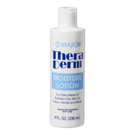 Hand and Body Moisturizer Thera Derm® 8 oz. Bottle Unscented Lotion