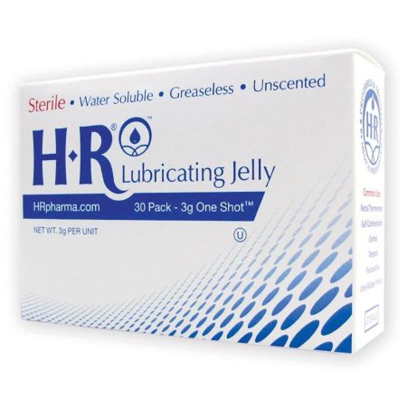 Lubricating Jelly HR® One Shot® 3 Gram Individual Packet Sterile