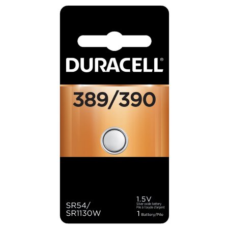 Silver Oxide Battery Duracell® 389 / 390 Coin Cell 1.5V Disposable 1 Pack