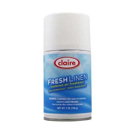 Air Freshener Claire® Dry Mist 7 oz. Can Fresh Linen Scent